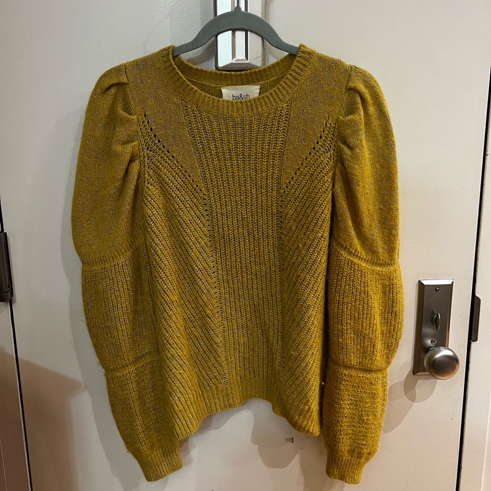 Ba&sh mustard sweater SPRING SUMMER 2021